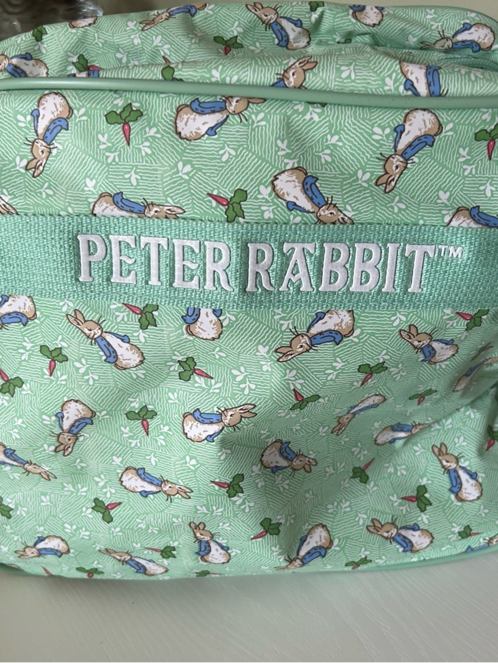 NWT Vintage Peter Rabbit waterproof diaper bag